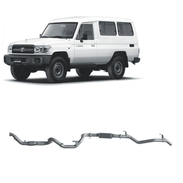 Redback Extreme Duty Exhaust for Toyota Landcruiser 78 Series 4.2L TD (01/2001 - 01/2007) - Brixton 4x4 - Buy Online Now!
